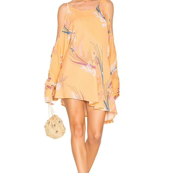 Free People Clear Skies Orange Dress - Picture 2 of 8